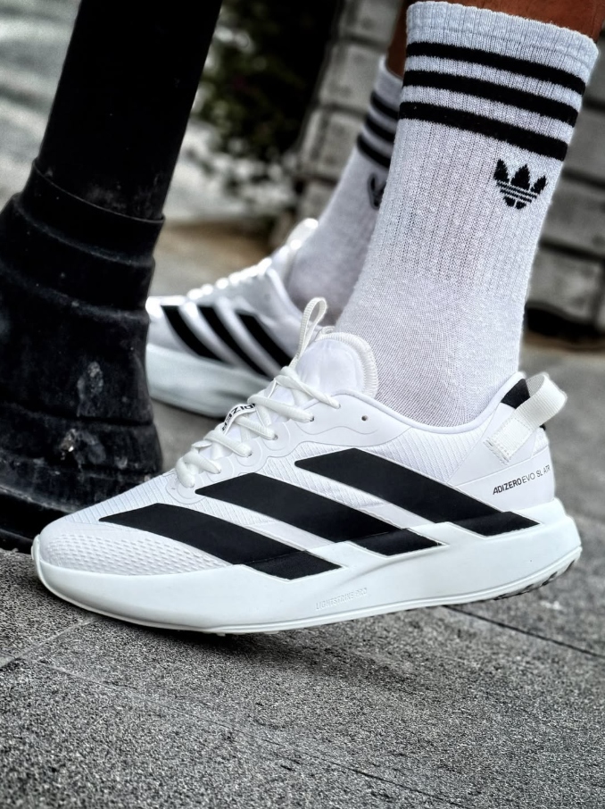 Adidas Adizero EVO SL Hafif Taban Erkek Spor Ayakkabı - Hakiki Deri Erkek Kundura